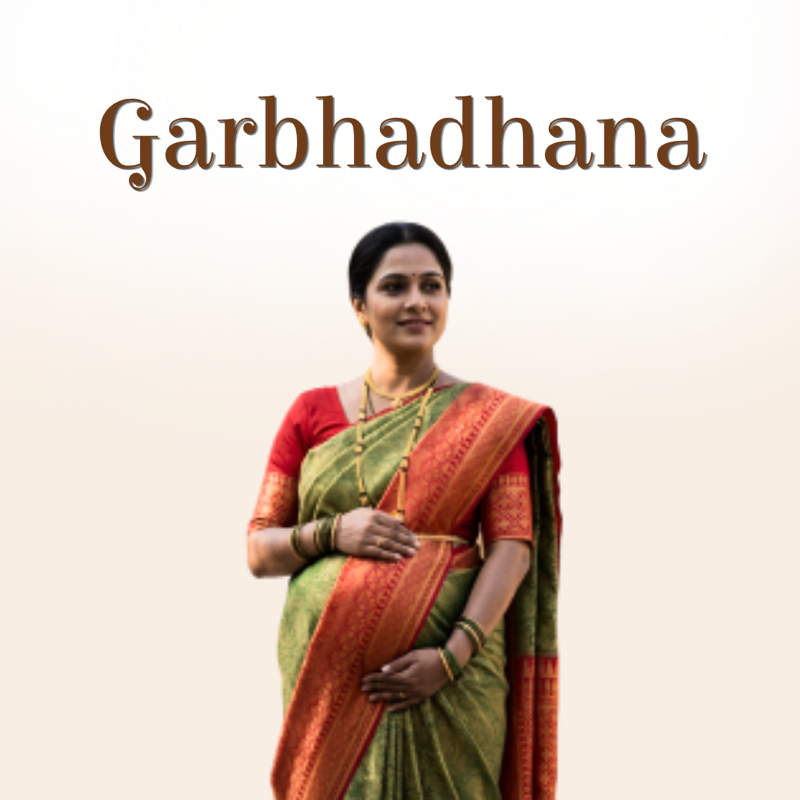 Garbhadhana ceremony at Govardhan Eco Village