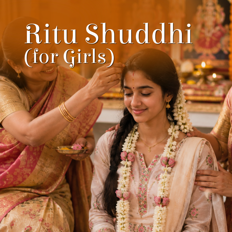 Ritu Shuddhi ceremony at Govardhan Eco Village