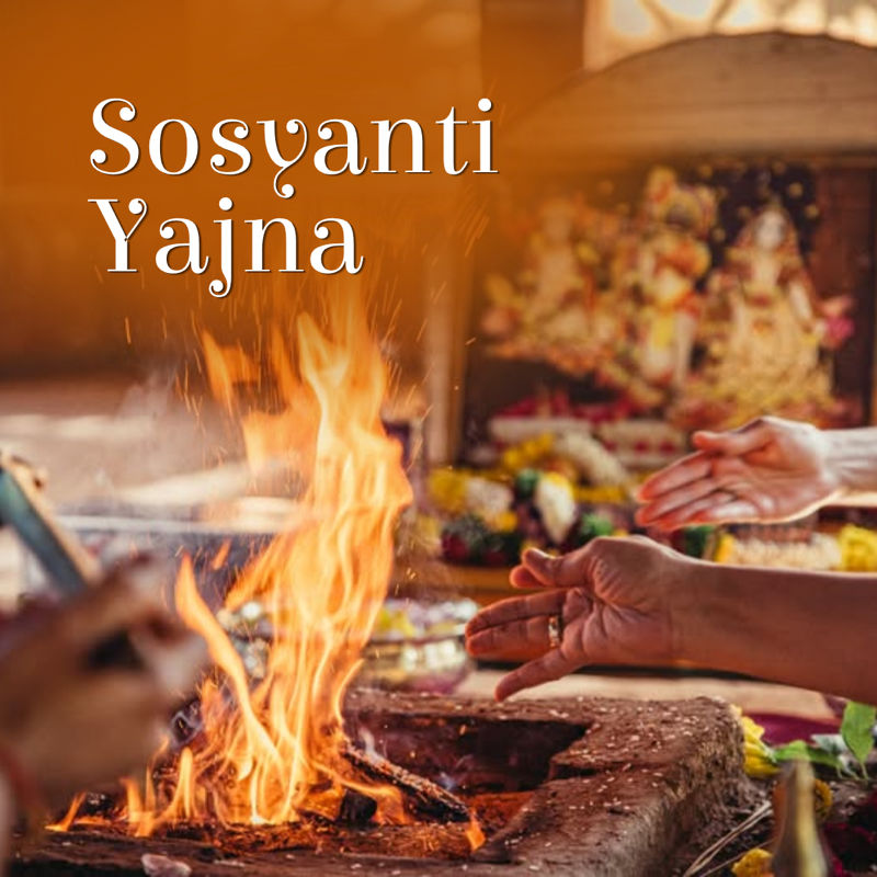 Sosyanti Yajna ceremony at Govardhan Eco Village